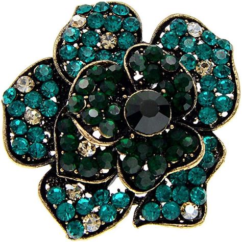 spilla versace fiore strass prezzo|Accessori per capelli e spille .